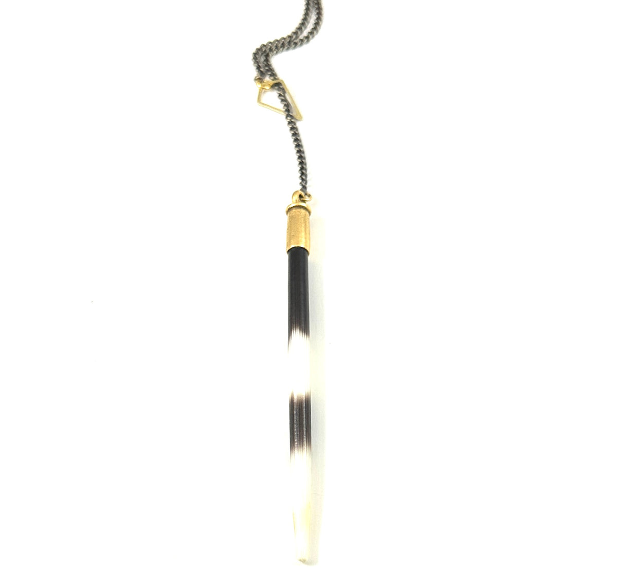 African Porcupine Quill - Single Lariat Necklace
