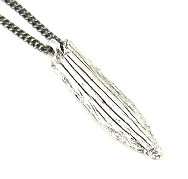 Organic Casting Collection - Fossilized Ray Tail Necklace