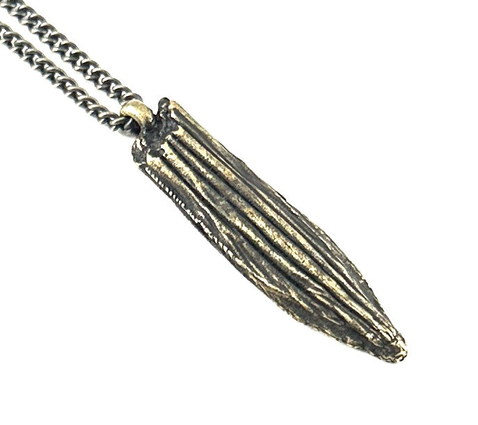 Organic Casting Collection - Fossilized Ray Tail Necklace