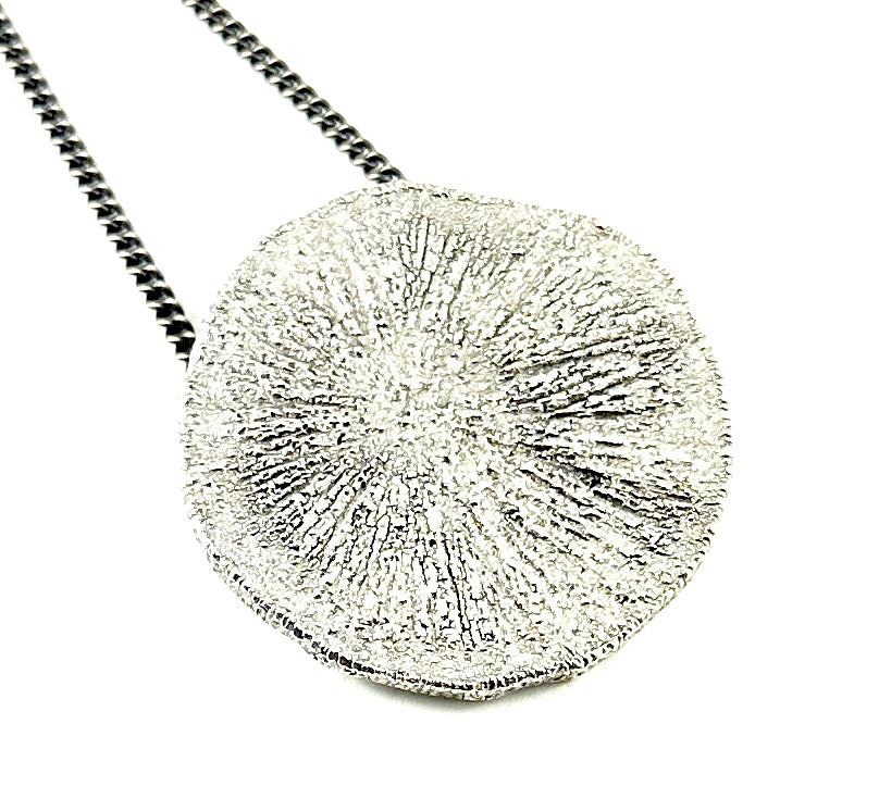 Organic Casting Collection - Pyrite Sun Necklace