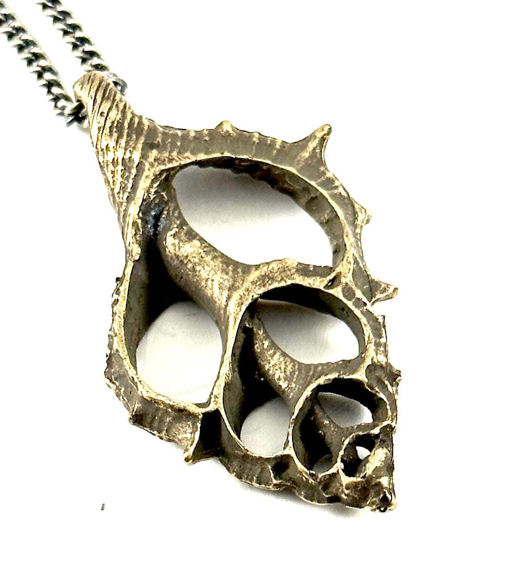Organic Casting Collection - Dog Conch Shell Necklace