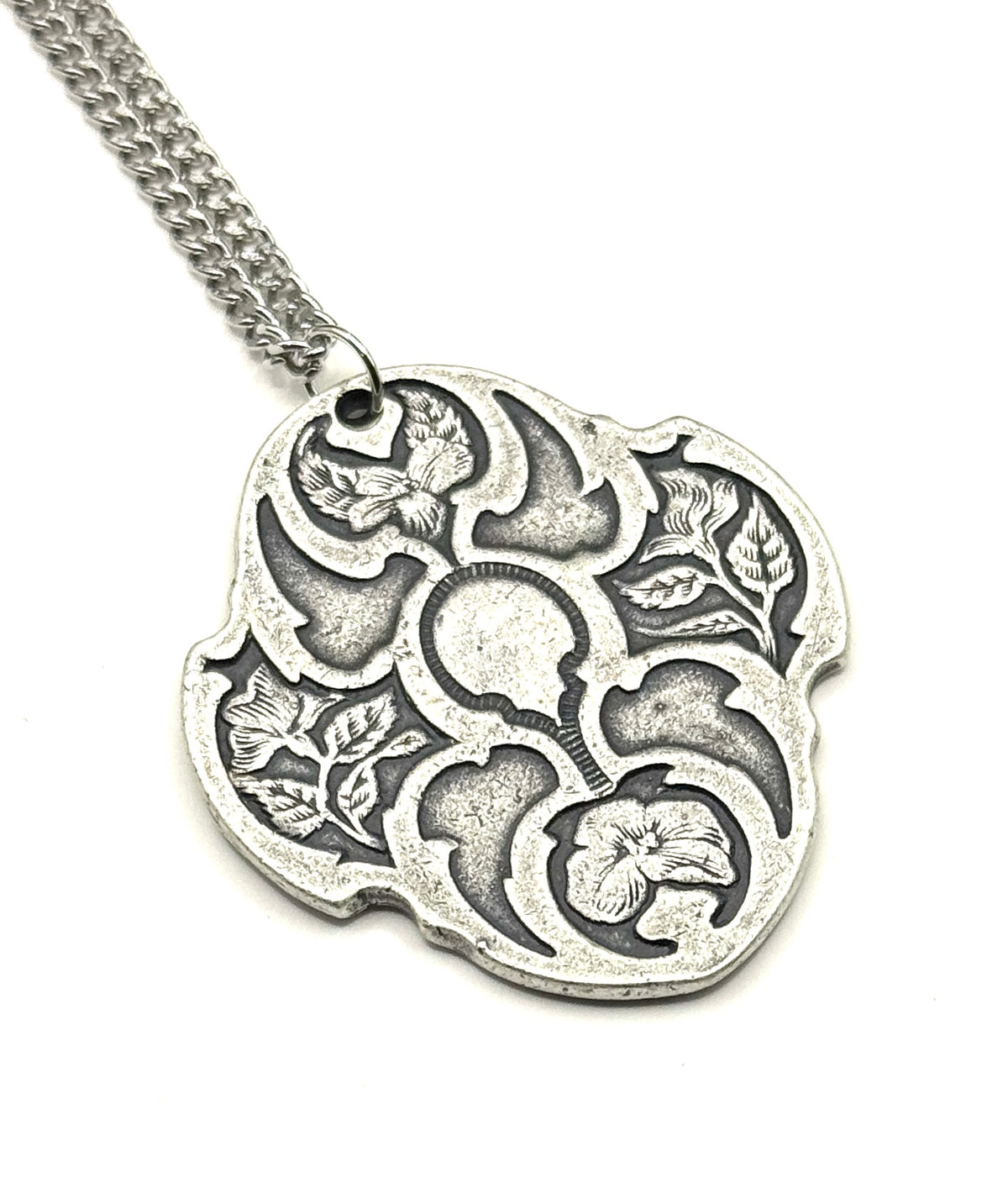 Vintage Casting Collection - Scarab Flower Necklace