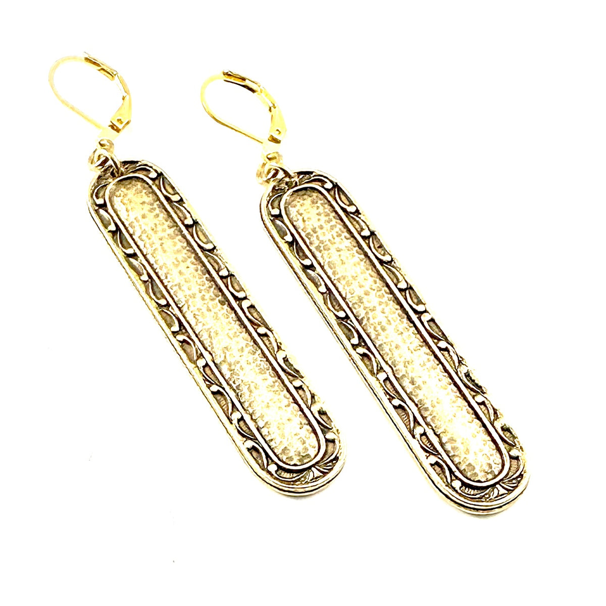 Vintage Casting Collection - Elongated Oval Earrings