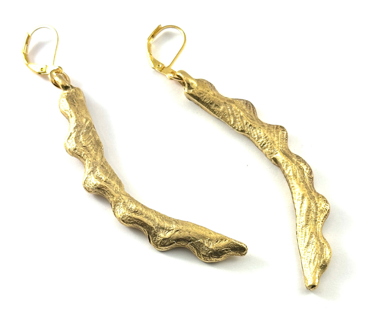 Organic Casting Collection - Conch Edge Shell Earrings