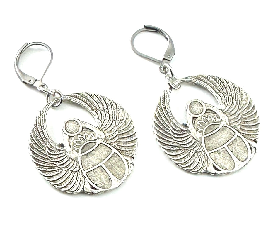 Vintage Casting Collection - Scarab Earrings