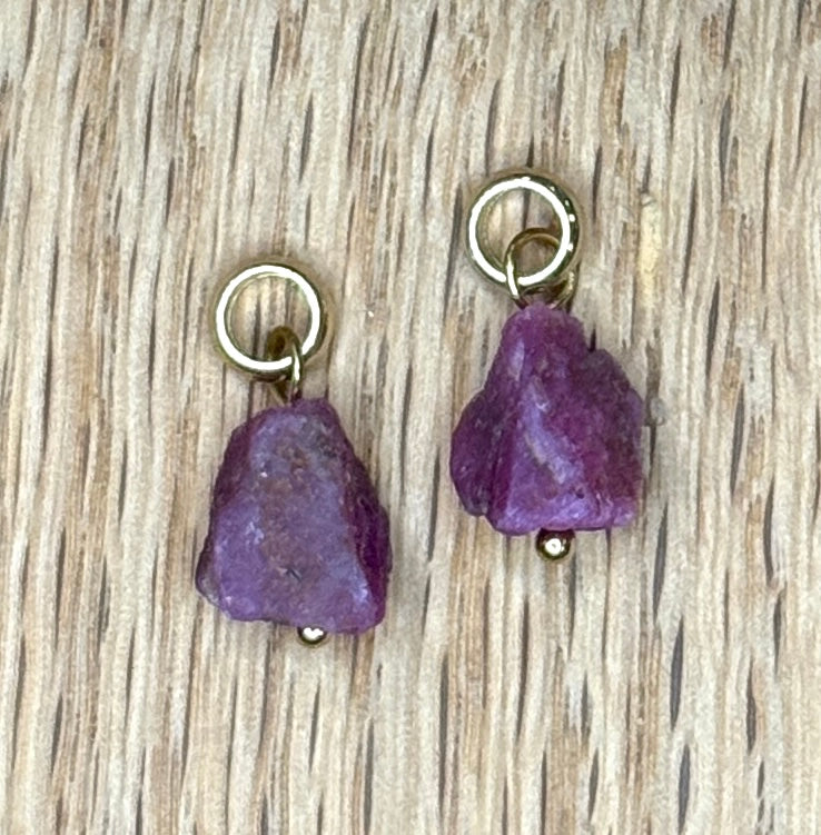 Charm Bar Charms - Raw Gemstone