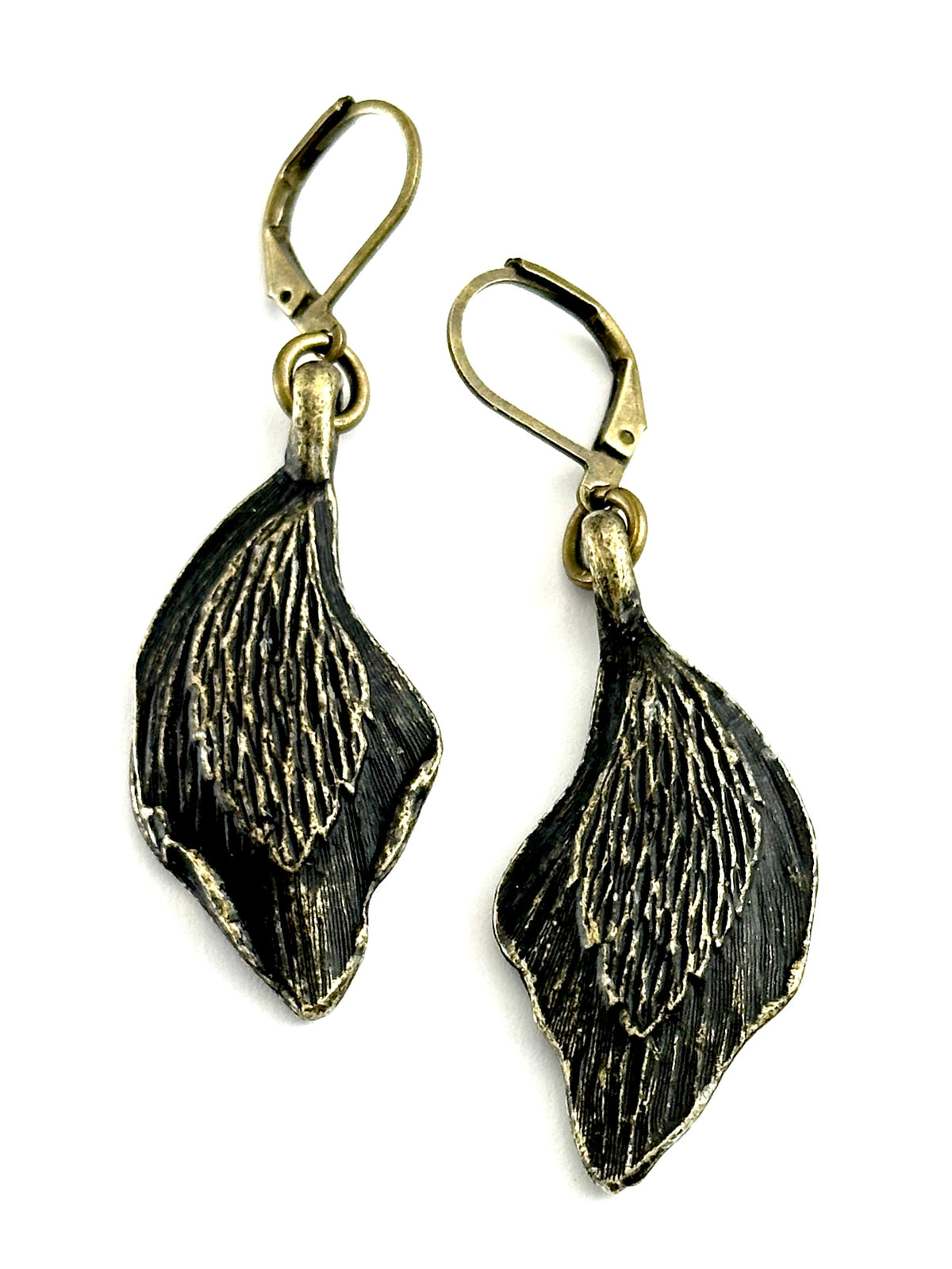 Vintage Casting Collection - Feather Earrings