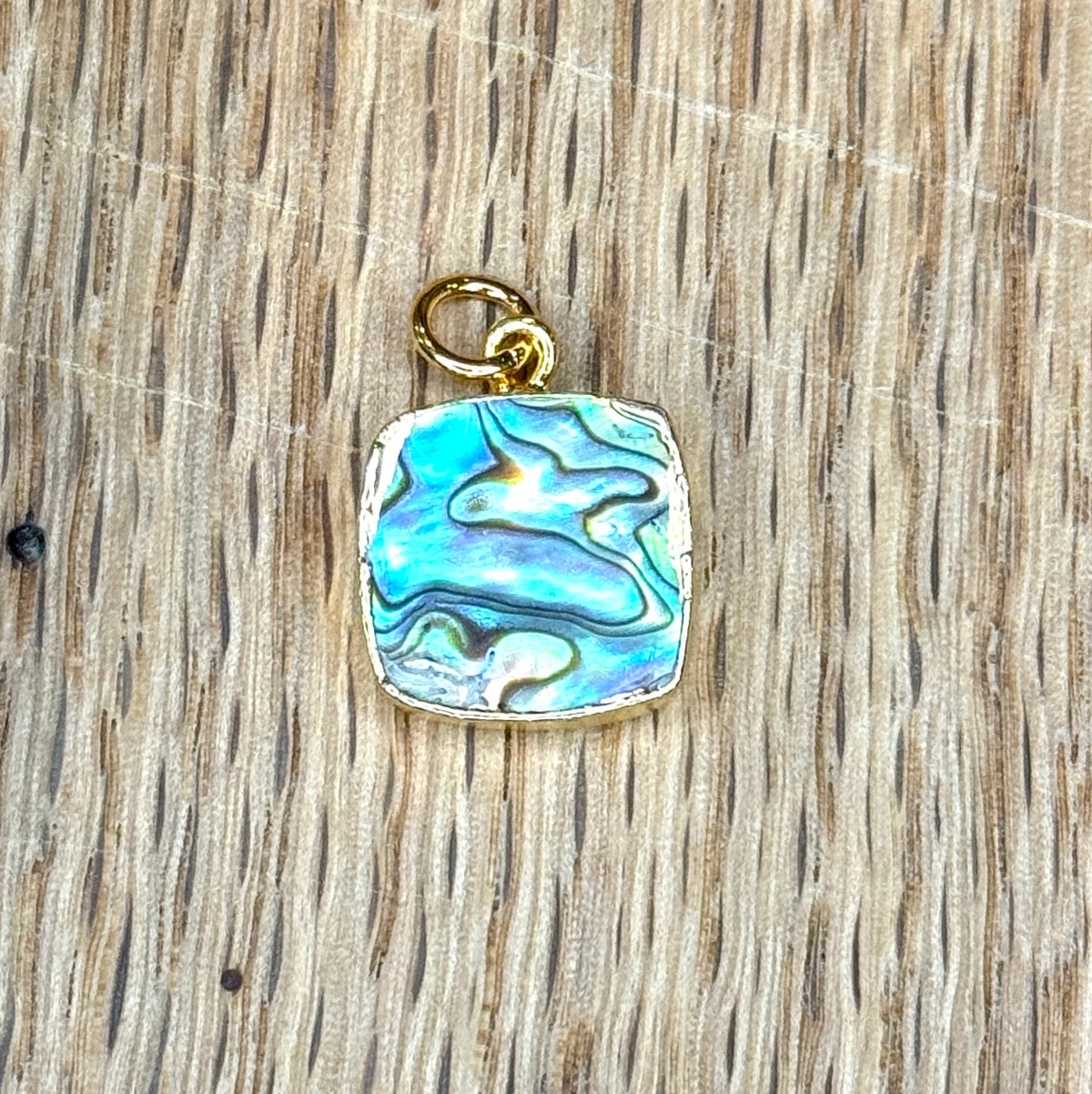 Charm Bar Charms - Gold Plated Shell and Stone Charms