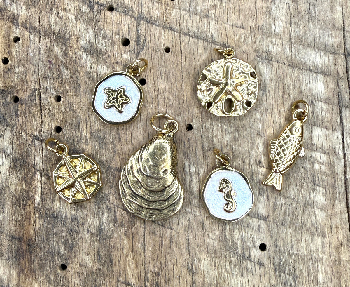 Charm Bar Charms - Gold Plated Charms