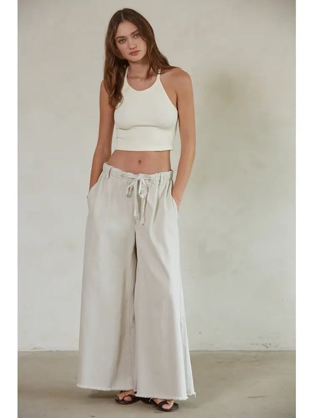 Denim Wide Leg Jeans