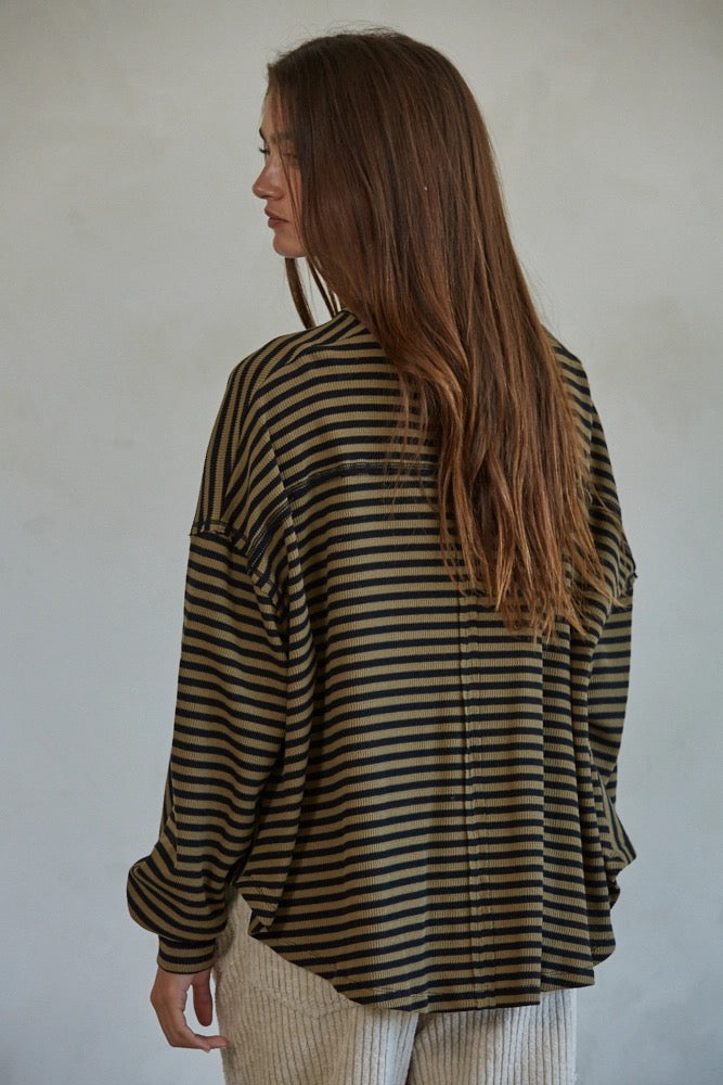Westerly Oversized Striped Top