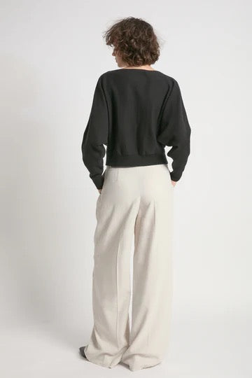 Fine Knit Boatneck Sweater