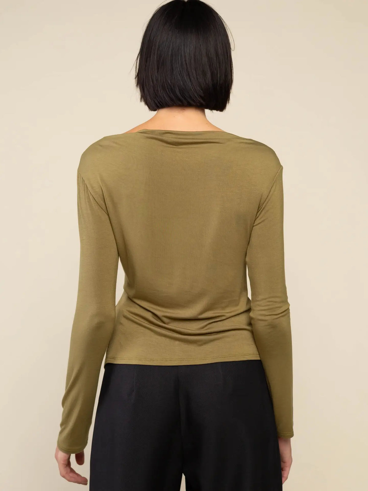 Bamboo Notched Bottom Top