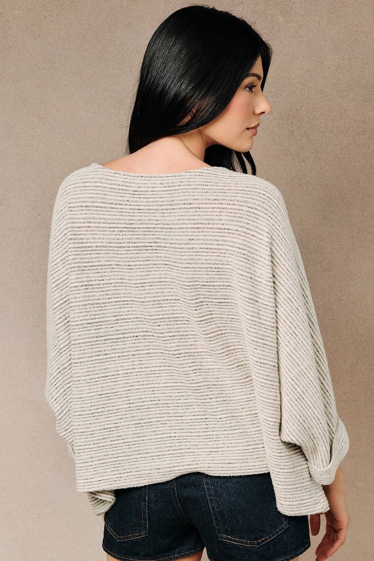 Dolman Sleeved Brushed Top
