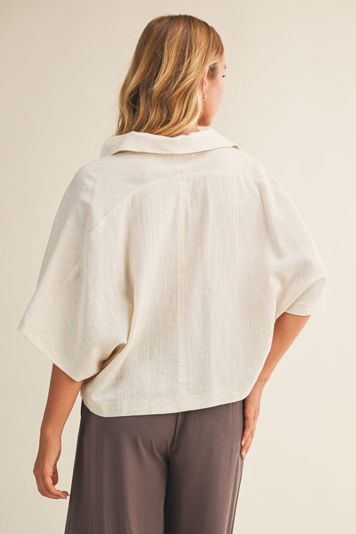 Oversized Pop Over Top