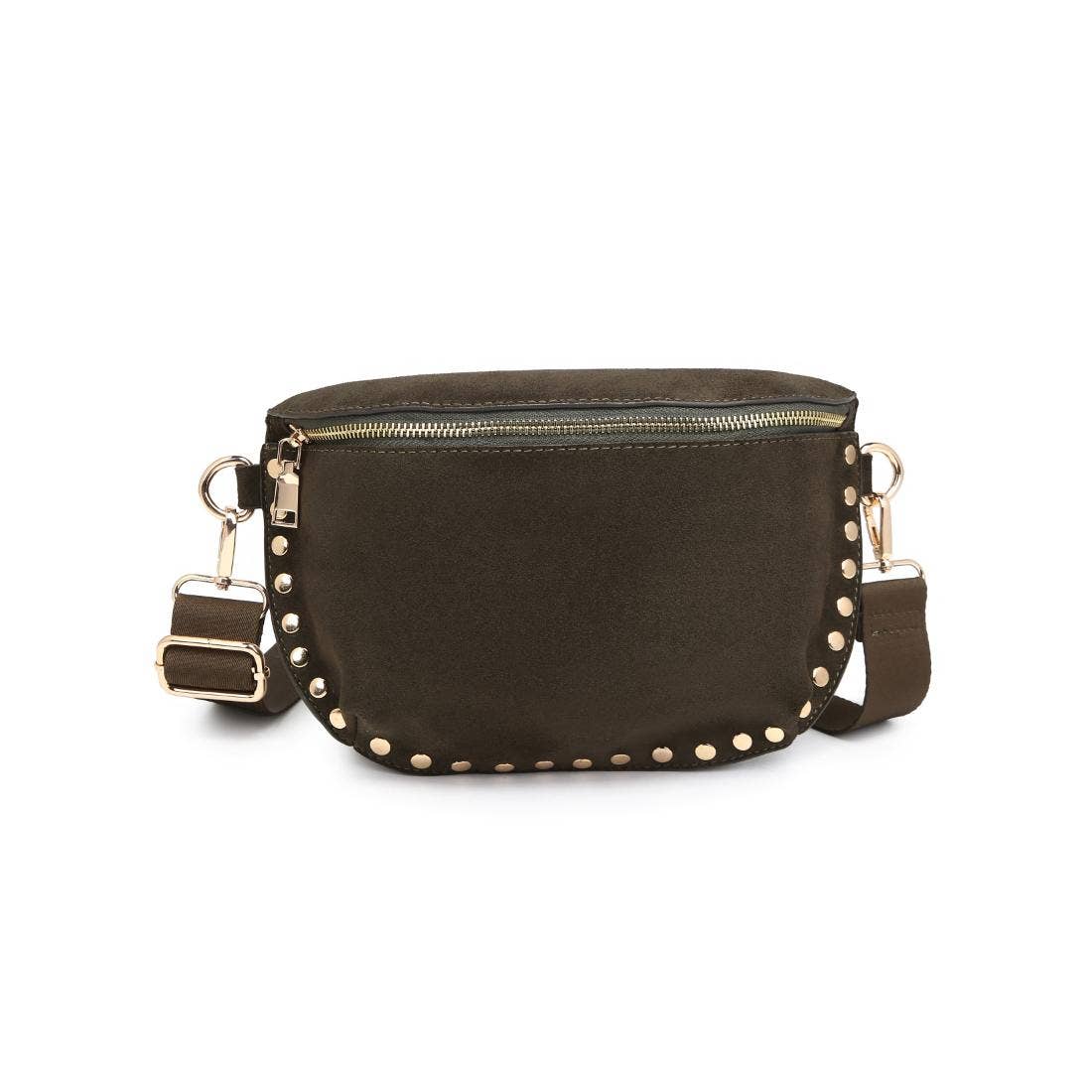 Studded Suede Belt Bag
