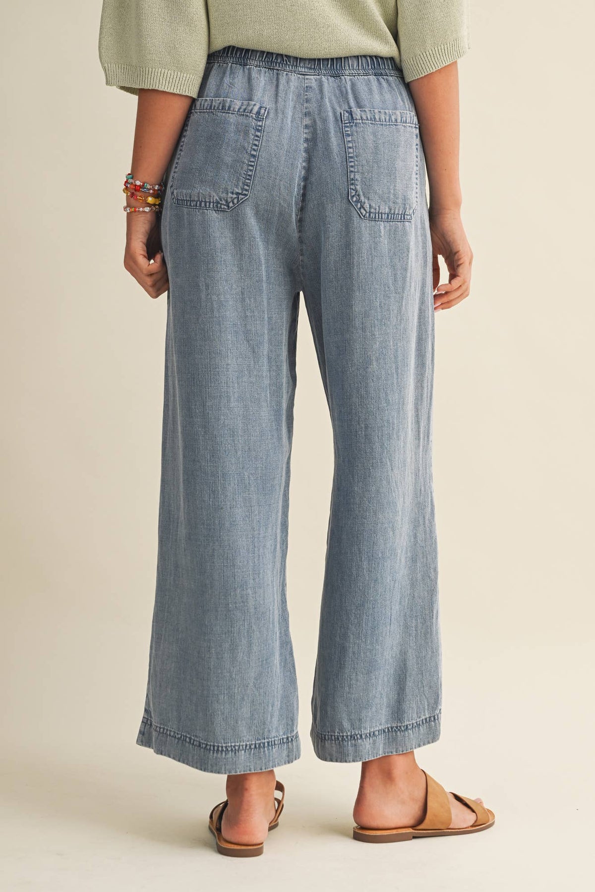 Cropped Tencel Pants
