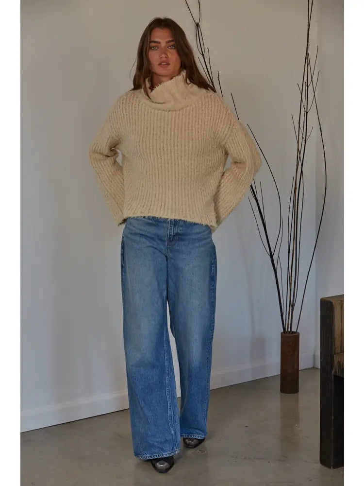 Loose Turtleneck Sweater