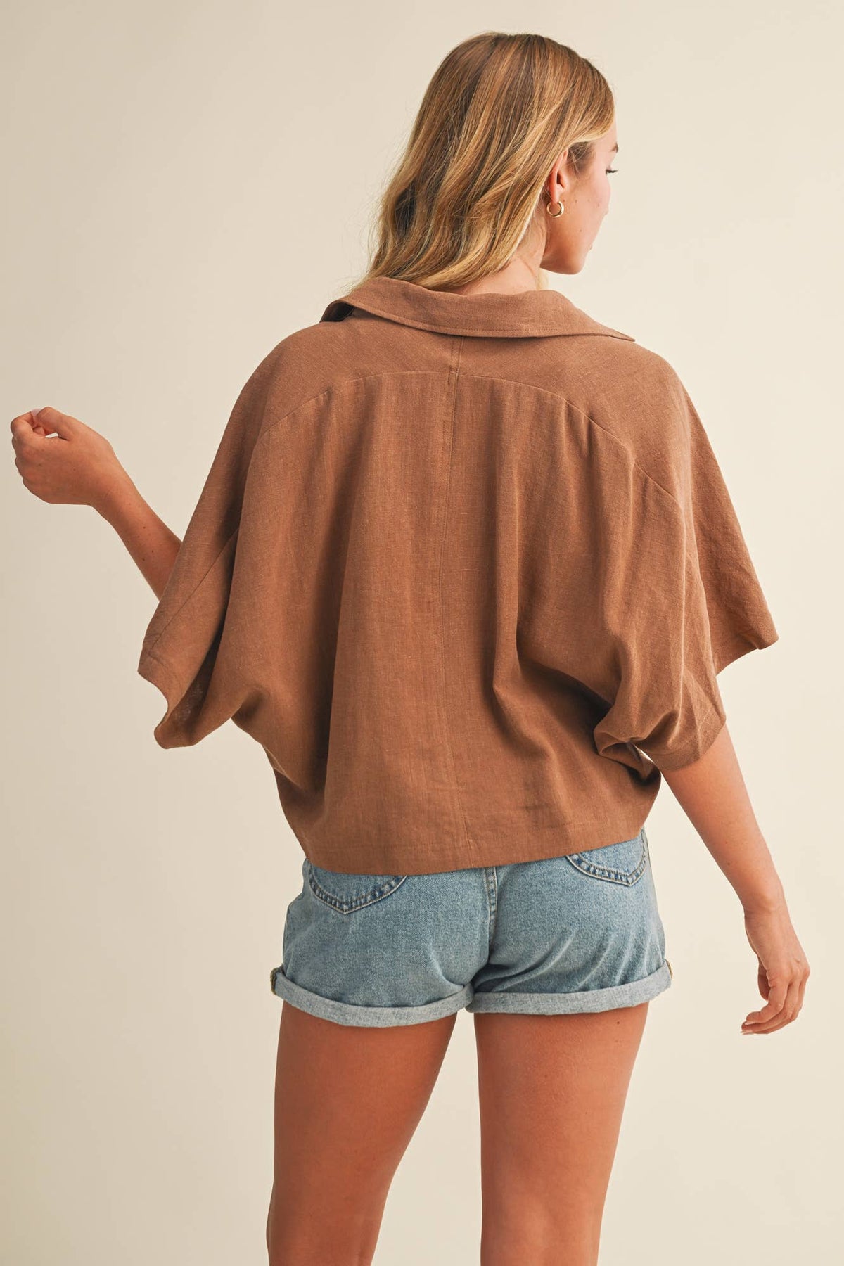 Oversized Pop Over Top