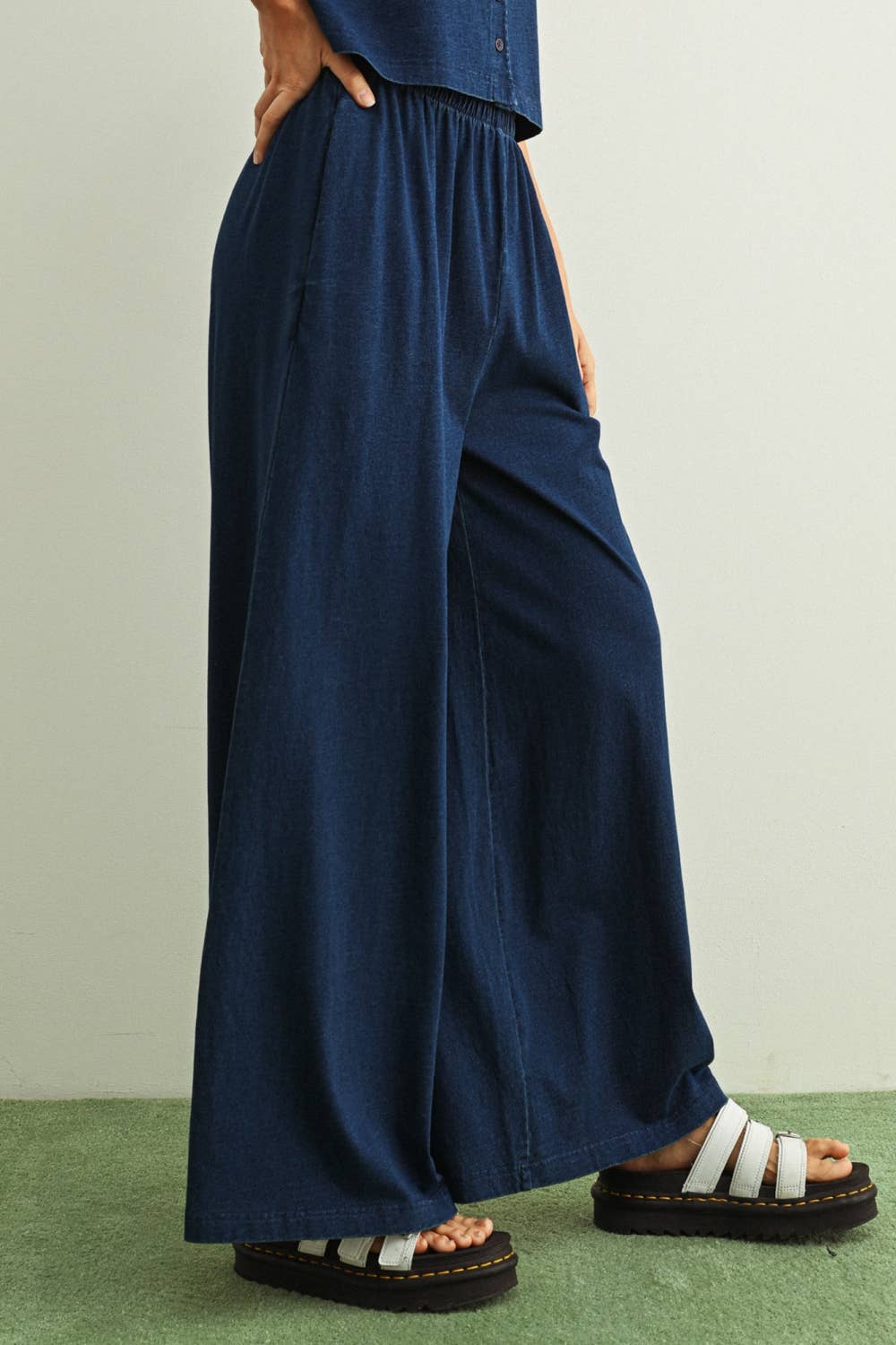 Knit Wide Leg Pants