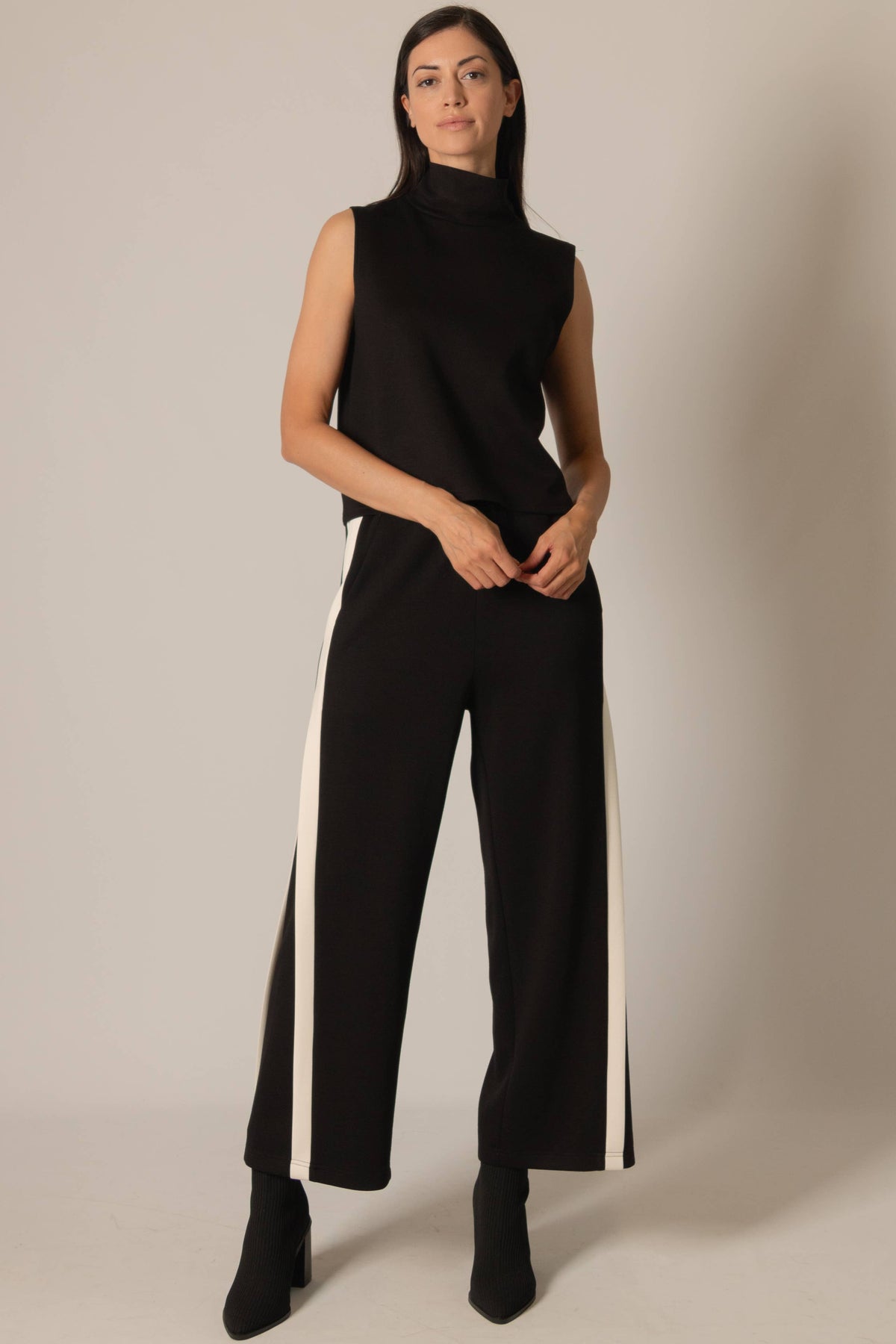 Modal Cowl Neck Sleeveless Top