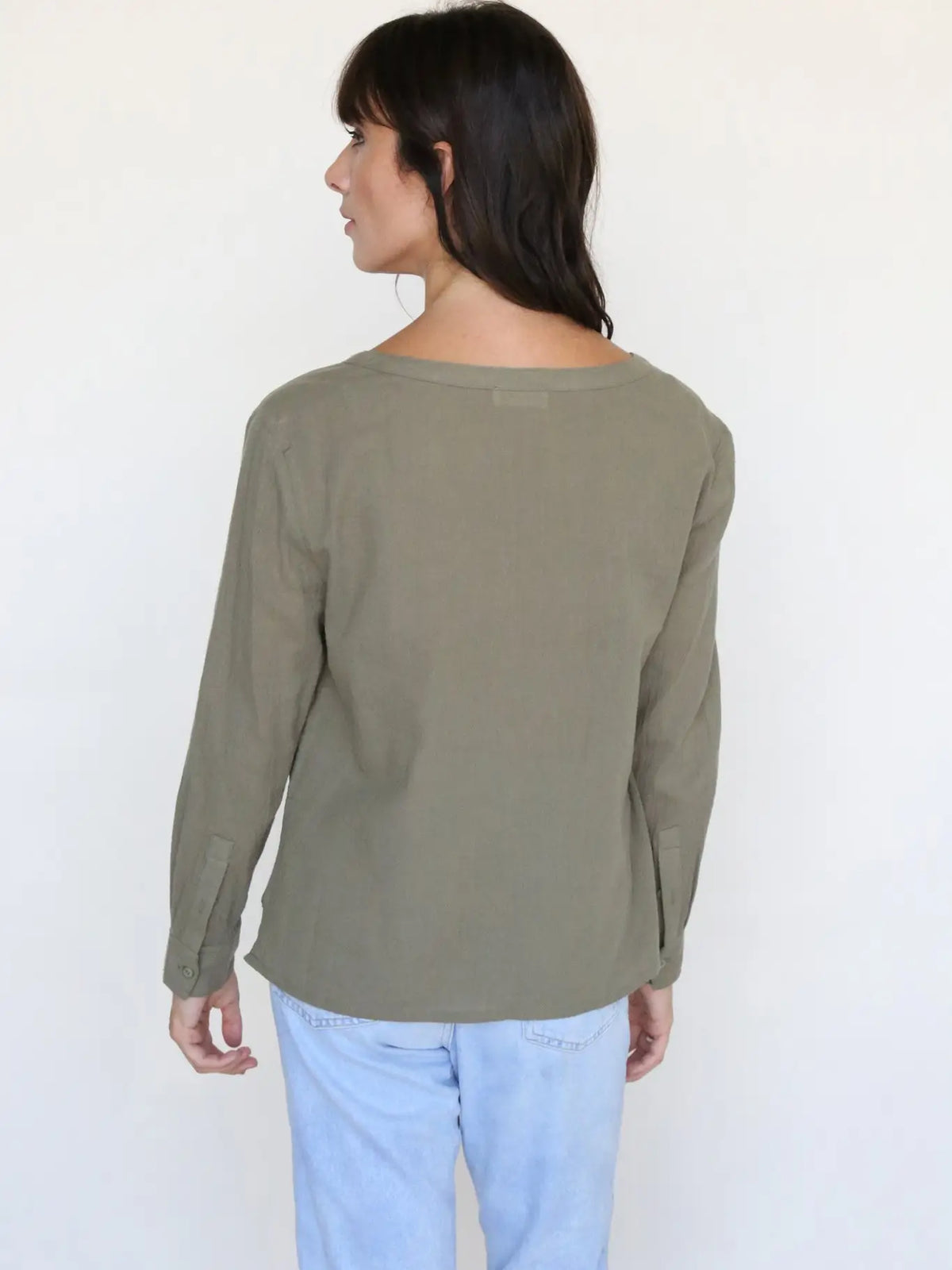 Cotton Button Down Top