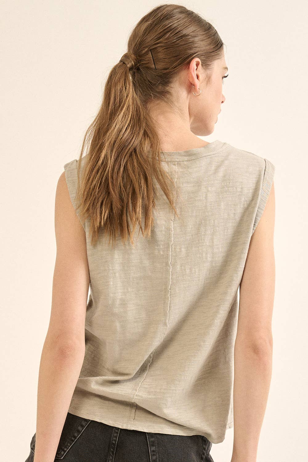 Easy Fit Mineral Wash Muscle Tee