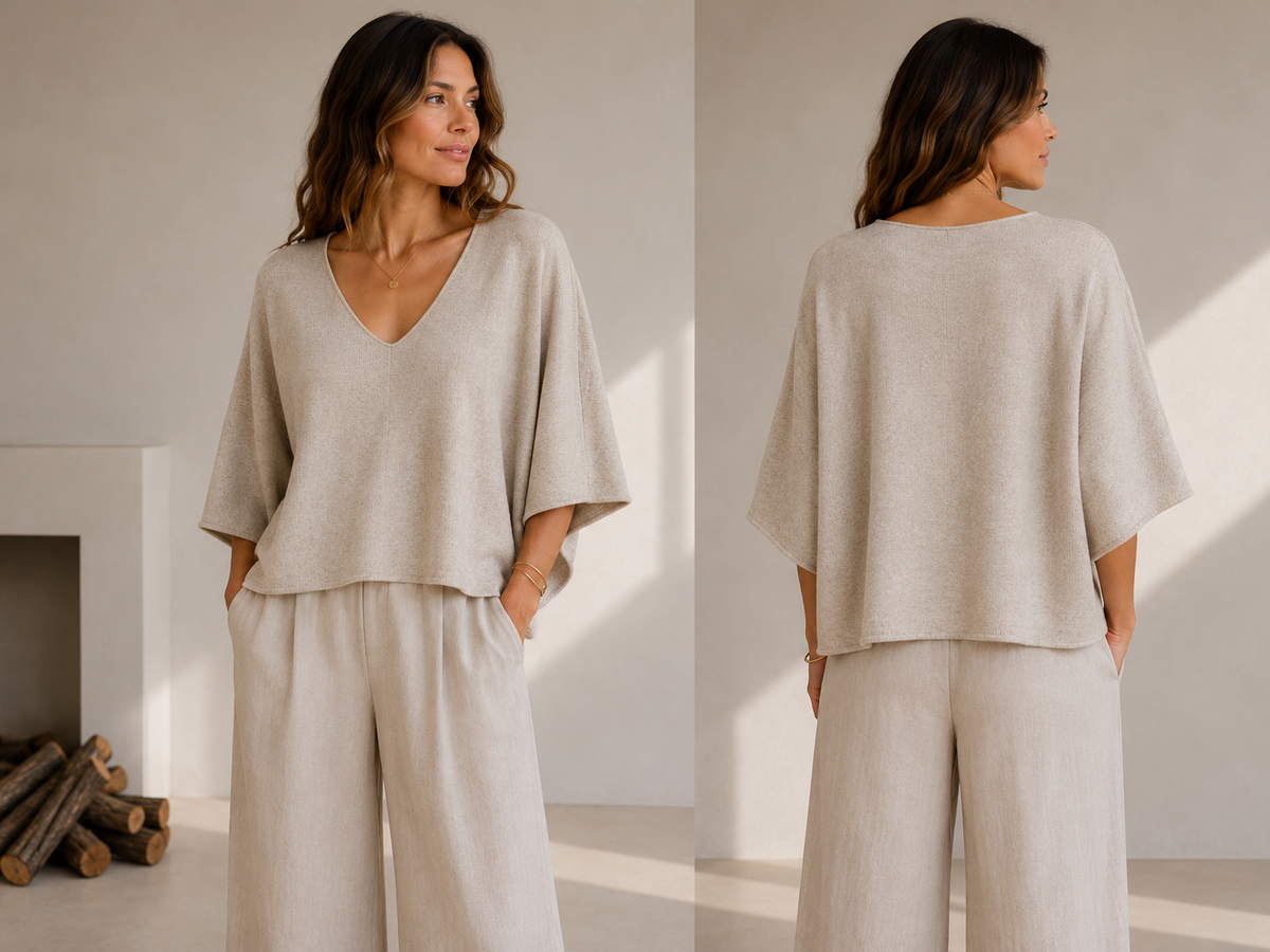 Oversized V-neck Sweater