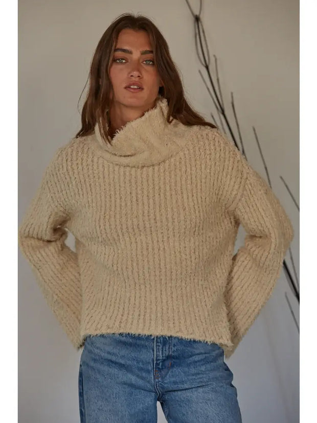 Loose Turtleneck Sweater