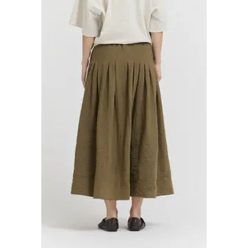 Pintuck Waist Skirt