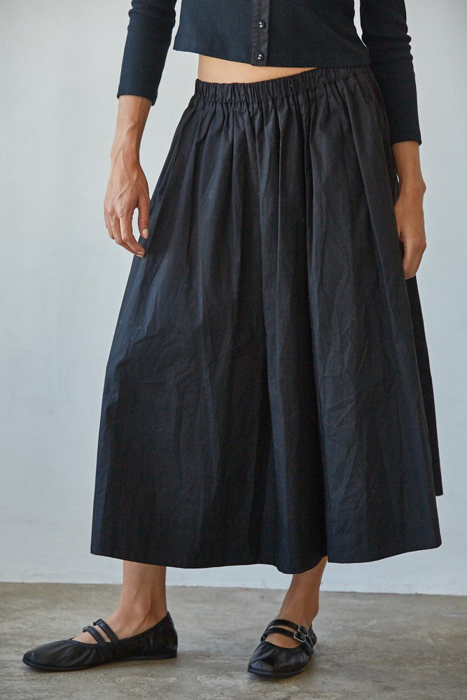 Woven Flare Skirt
