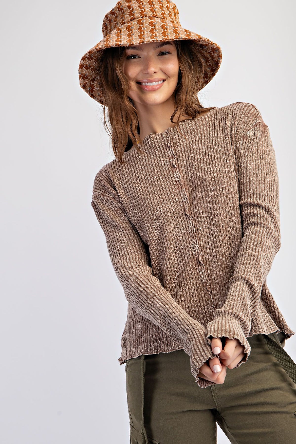 Comfy Fitted Long Sleeve Top