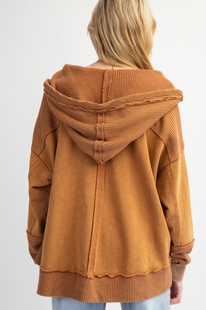 Mineral Washed Swing Hoodie