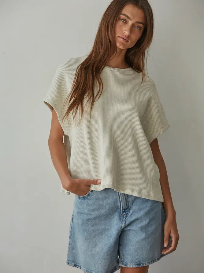 Striped Short Sleeve Top