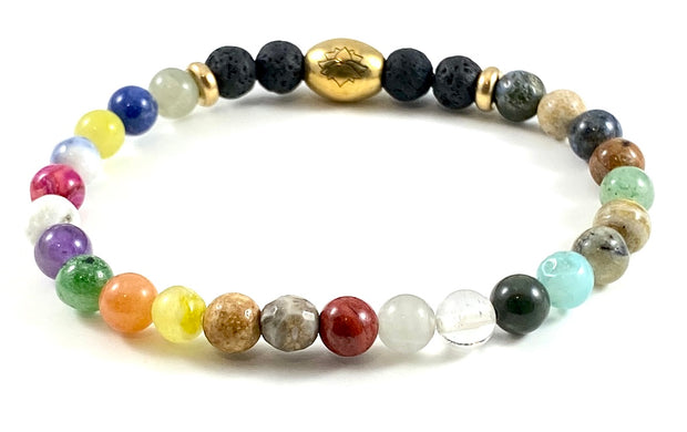 Semi-Precious Stretch Bracelet - 6mm