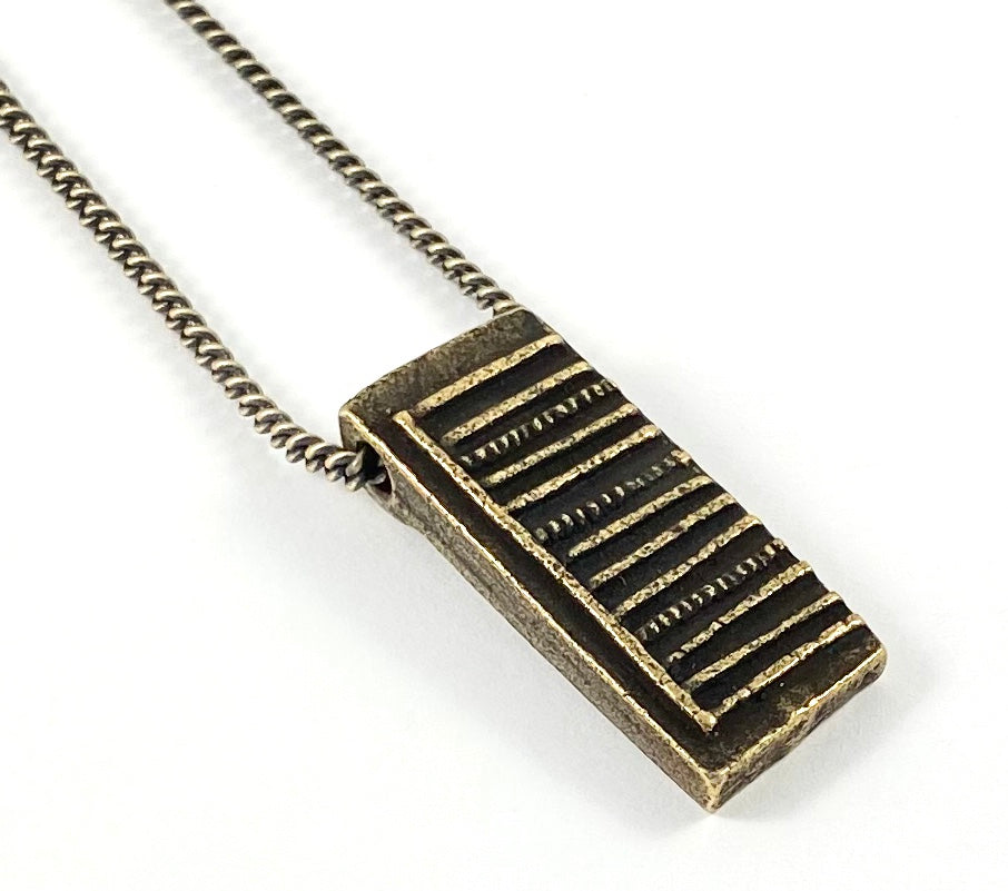 African Gold Weight Casting Collection -  Cotonou Necklace