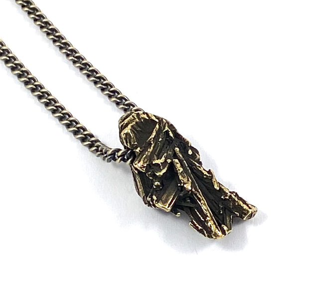 Organic Casting Collection - Stibnite Necklace