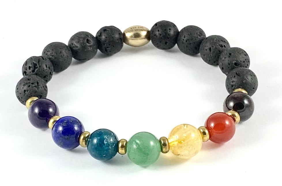 Chakra Stretch Bracelet - 10mm