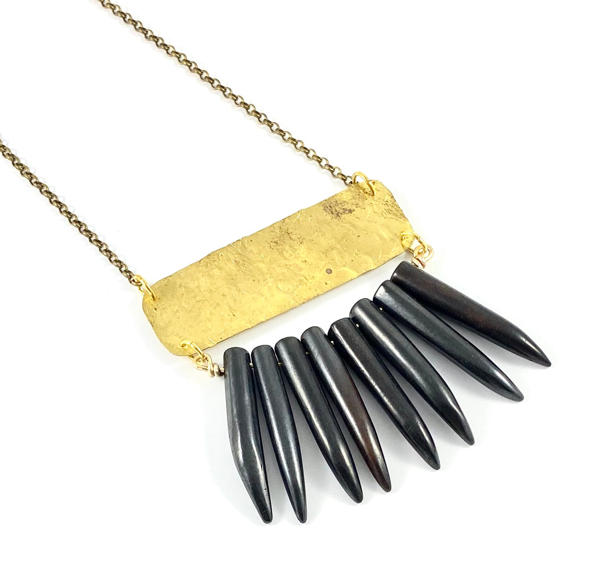 Brass Hanger Necklace