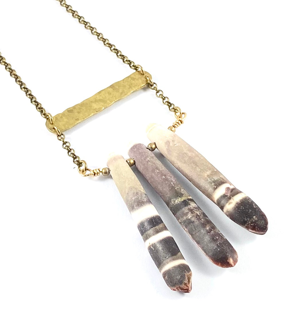 Brass Hanger Necklace