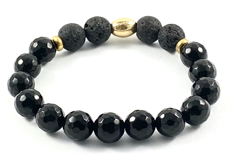 Semi-Precious Stretch Bracelet - 10mm