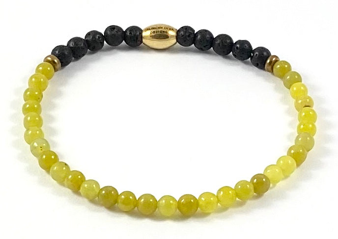 Semi-Precious Diffuser Stretch Bracelet - 4mm