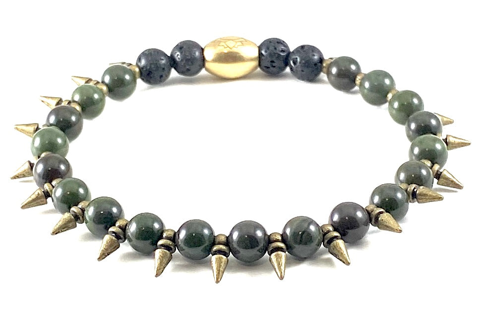 Mini Spike Stretch Bracelet - 6mm