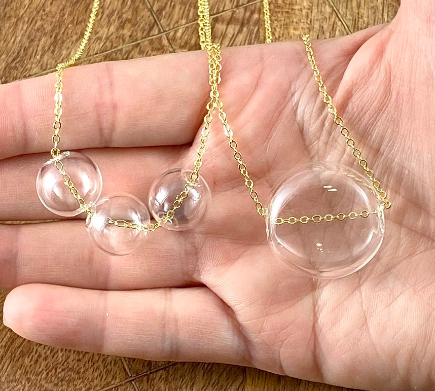 Glass Bubble Necklace