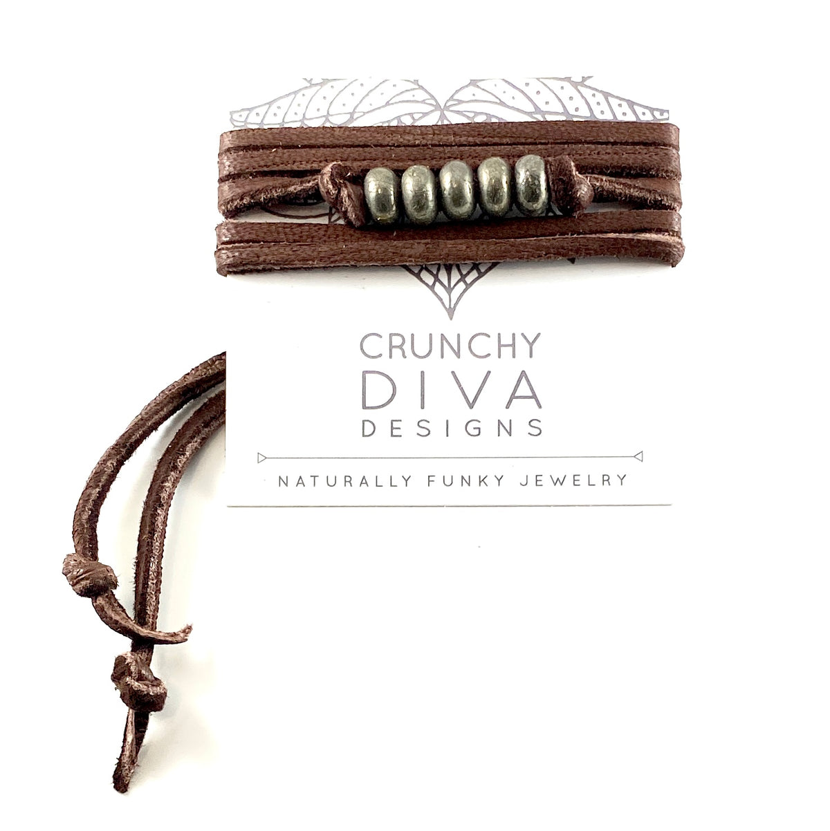 Brown Leather Wrap - 3mm