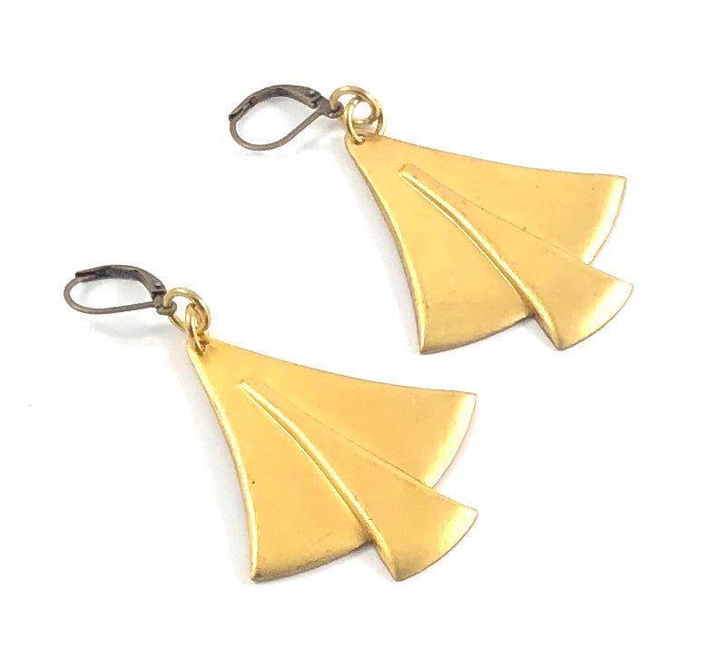 Vintage Stamp Earrings