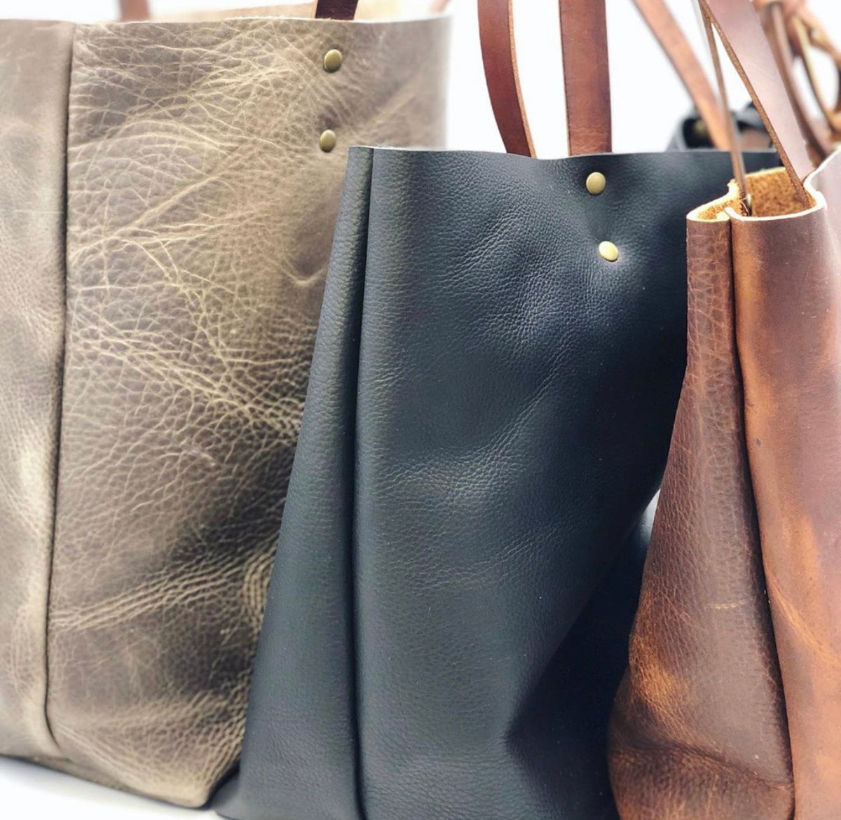 Crunchy Diva Designs Leather Tote Bag